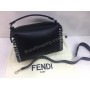 Новинка! Шикарная женская сумочка Fendi Lux  в черном цвете 1788