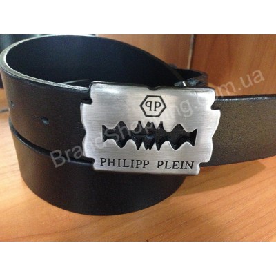 Кожаный ремень Philipp Plein 0622 ширина 4см мужской/женский