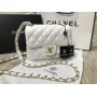 Сумочк Chanel Classic mini в белом цвете арт 20533