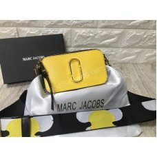 Сумка клатч Marc Jacobs натуральная кожа в желтом цвете арт 20540