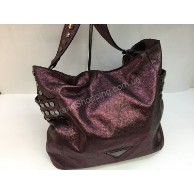 Оригинальная сумка чопер из натуральной кожи 1739