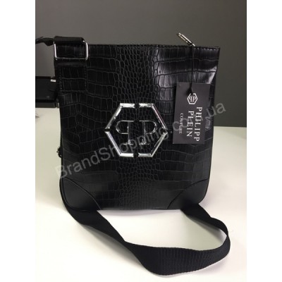 Стильная мужская сумка через плечо Philipp Plein арт 20404