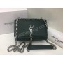 Кожаная сумка YSL green 0216s