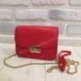 Модная женская сумка Furla safiano красная 108