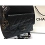 Кожаный рюкзак-сумка Chanel LUX black 1473