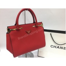 Стильная сумочка Prada Lux красная 1478