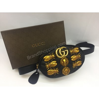 Оригинальная сумочка на пояс Gucci Lux в полном комплекте 1680