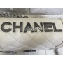 Сумка кожаная женская  Chanel boy слоновая кость 30665