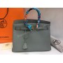 Очень красивая сумочка  Hermes Birkin Lux  в нежно-голубом цвете длина 35см  арт 1678