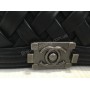 Стильная кожаная  женская Chanel Boy Mini чёрная 3224