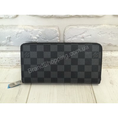 Стильный кошелек Louis Vuitton серый 0117