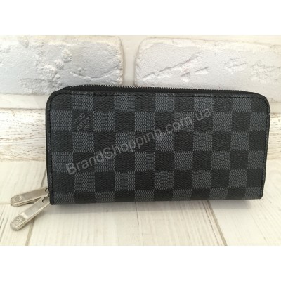 Кошелек Louis Vuitton серый две змейки 0112