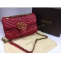 Оригинальная женская сумка Gucci red Lux 1510