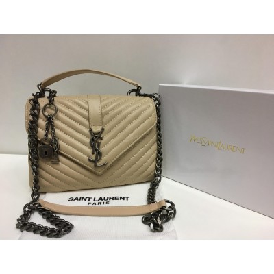 Кожаная брендовая женская сумка YSL lux копия 1399