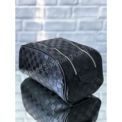 Косметичка Louis Vuitton total black (реплика) PP0804