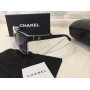 NEW 2018!! Шикарные солнцезащитные очки Chanel комбинированные черные с белым 1730