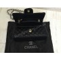 Оригинальная женская сумка Chanel Classic black 1112