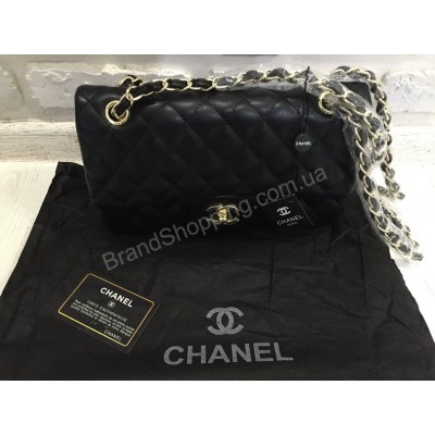 Оригинальная женская сумка Chanel Classic black 1112