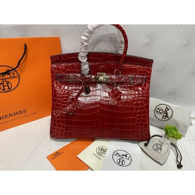 Hermes Birkin 35см крокодил  арт21516