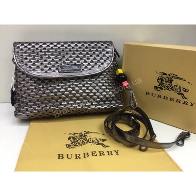 NEW 2018 ХИТ сезона женская кожаная сумочка Burberry в цвете бронза арт 2092
