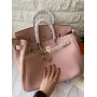 Сумка женская Hermes Birkin 35 см в нежно- пудровом цвете арт 21517