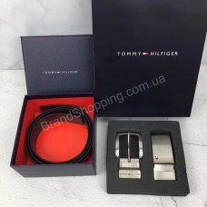 Мужской подарочный набор Tommy Hilfiger ремень 2в 1 с пряжкой арт 20331