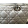 Модная оригинальная  женская сумка Lady Dior silver 368S