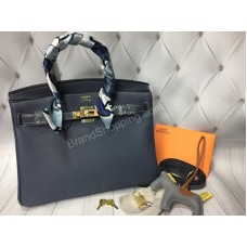 Сумочка Hermes Birkin 30 см из натуральной телячьей кожи копия класса ААА арт 20351