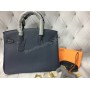 Сумочка Hermes Birkin 30 см из натуральной телячьей кожи копия класса ААА арт 20351