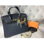 Сумочка Hermes Birkin 30 см из натуральной телячьей кожи копия класса ААА арт 20351