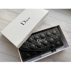 Кошелек Dior реплика в полном комплекте черный арт21432