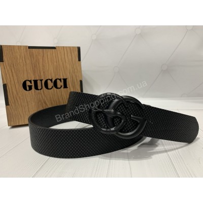Ремень Gucci унисекс ширина 4см в подарочной коробке арт 20335