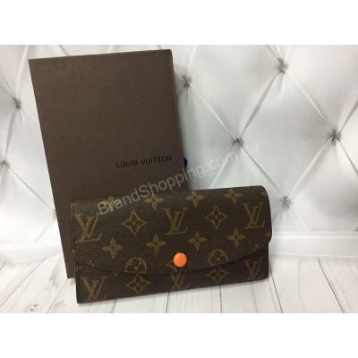 Кошелек Louis Vuitton из натуральной кожи канва реплика арт 20386