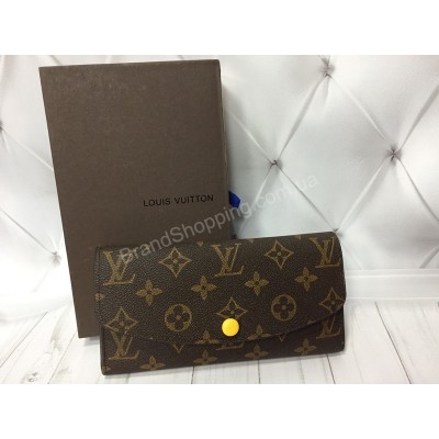 Кошелек Louis Vuitton из натуральной кожи канва реплика арт 20387