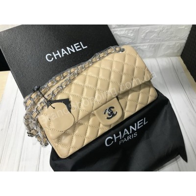 Сумочка Chanel Classic в бежевом цвете копия класса ААА арт 20542