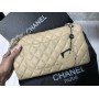 Сумочка Chanel Classic в бежевом цвете копия класса ААА арт 20542