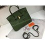 Модная женская  кожаная сумка Hermes Birkin Lux 30см