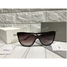 Очки Dior коричневые реплика в полном комплекте арт 20577