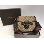 Стильная женская сумка Gucci big коричневая 1533