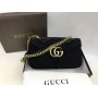 Женская сумочка Gucci велюр черная 1534