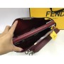 Кожаная брендовая сумка Fendi LUX из натуральной кожи 1556