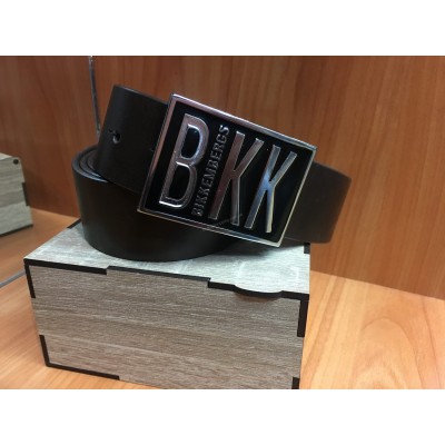 Кожаный ремень Bikkembergs коричневый ширина 4 см 0703