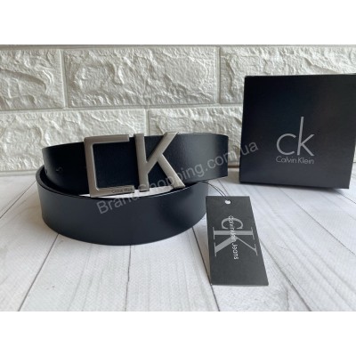 Ремень Calvin Klein черный натуральная кожа арт21496