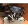 Кожаный ремень Louis Vuitton коричневый ширина 3,5 см 0717