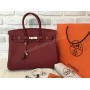 Оригинальная женская сумочка Hermes Birkin 35 см в полном комплекте   из натуральной кожи 1866