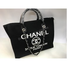 Стильная сумочка Chanel Lux копия черная 1555