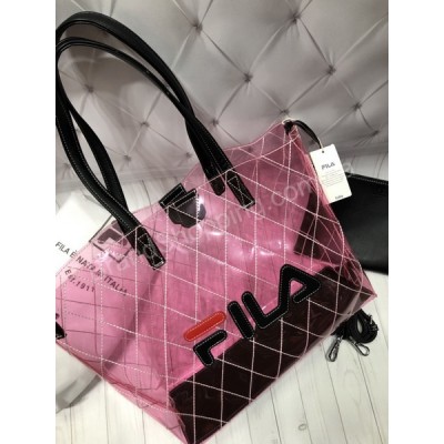 Сумочка силикон  Fila 2в1 с кошелечком арт 20418