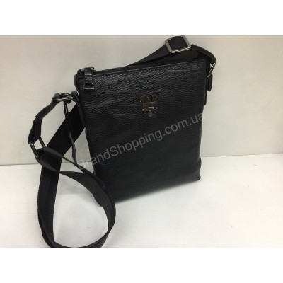 Кожаная мужская сумка Prada 1637