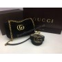 Женская сумочка Gucci велюр черная 1534