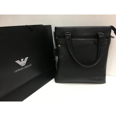 Мужcкая кожаная сумка Armani 1417